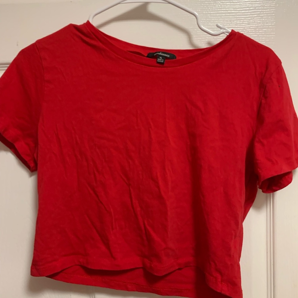 Ambiance Red Crop Top